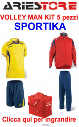 Volley man kit 5 pezzi Sportika