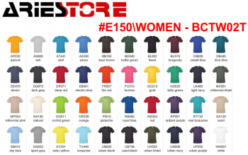 T-Shirt Cotton B&C #E150 Women