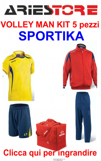 Volley man kit 5 pezzi Sportika
